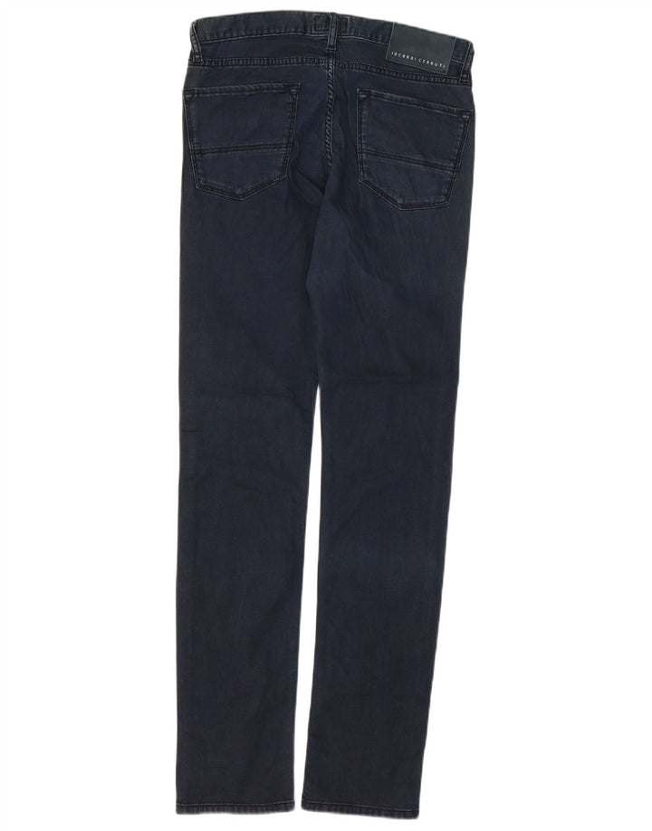 CERRUTI 1881 Damen Slim Jeans W29 L34 Marineblaue Baumwolle