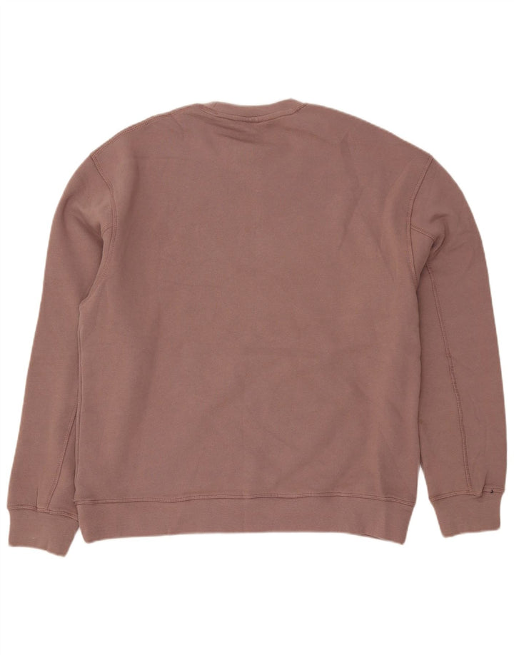 TOPSHOP Damen-Sweatshirt in Übergröße, Größe UK 14, mittelrosa, Baumwolle