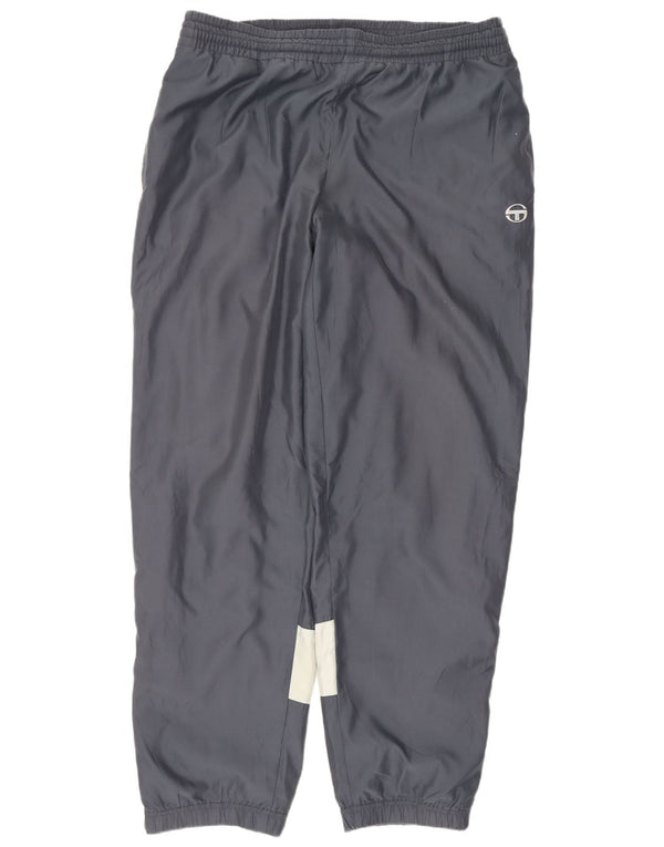 Sergio Tacchini Herren-Trainingshose, Jogginghose, Größe 52, XL, Grau, Farbblock