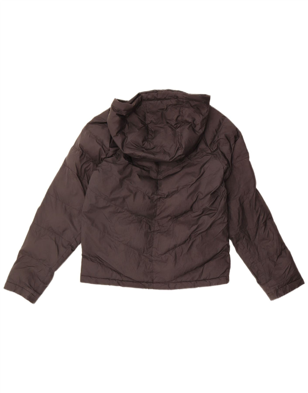 Nike Wattierte Jacke mit Kapuze für Jungen, 12–13 Jahre, Größe L, Schwarz, Polyester