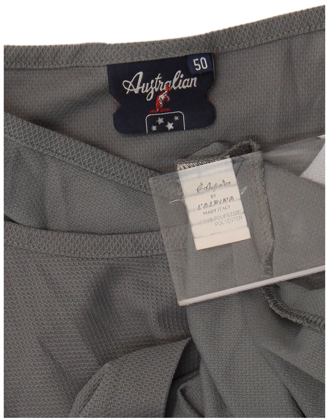 AUSTRALIAN L'ALPINA Herren-Weste Top IT 50 mittelgraues Colourblock-Polyester
