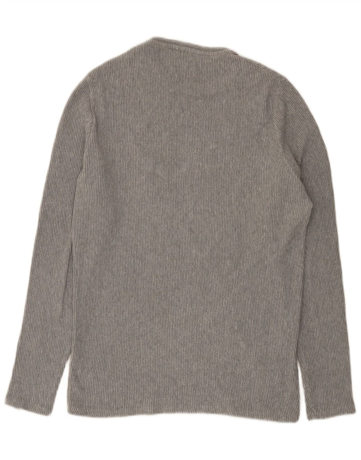 Zara Herren Top Langarm Small Grau