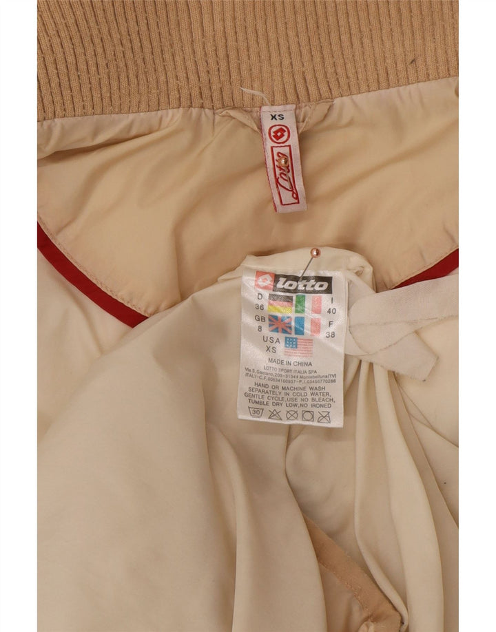 LOTTO Wattierte Damenweste UK 8 Small Beige Nylon