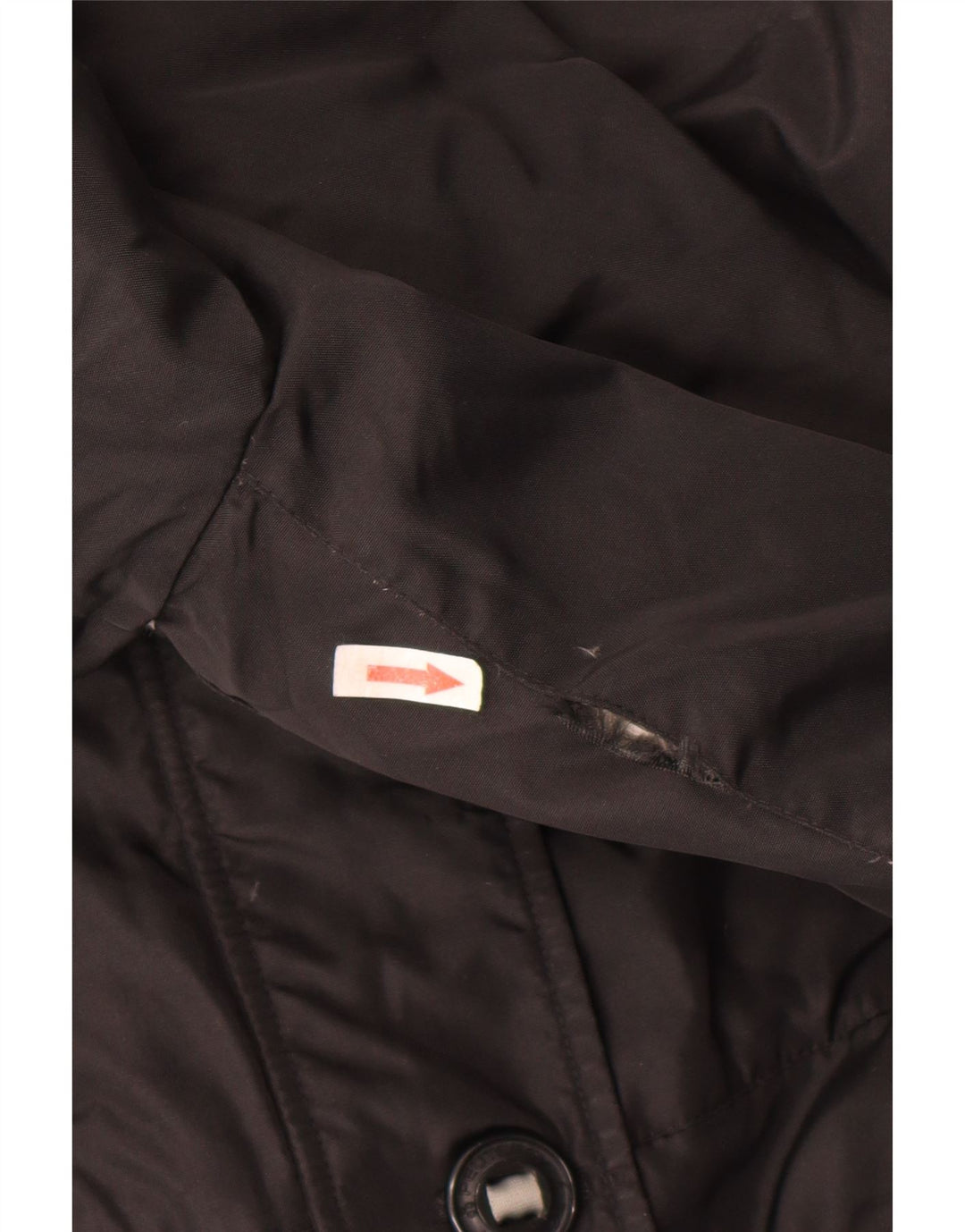 PEUTEREY Damen-Parka mit Kapuze, EU 40, mittelschwarz