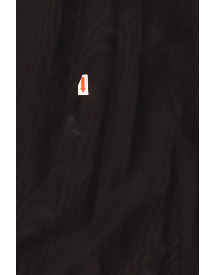 Vintage Damen ausgestellter Rock W28 Medium Schwarz