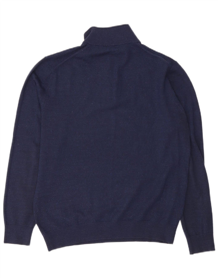 Reiss Herren-Pullover mit Reißverschluss, XL, Marineblau, Acryl