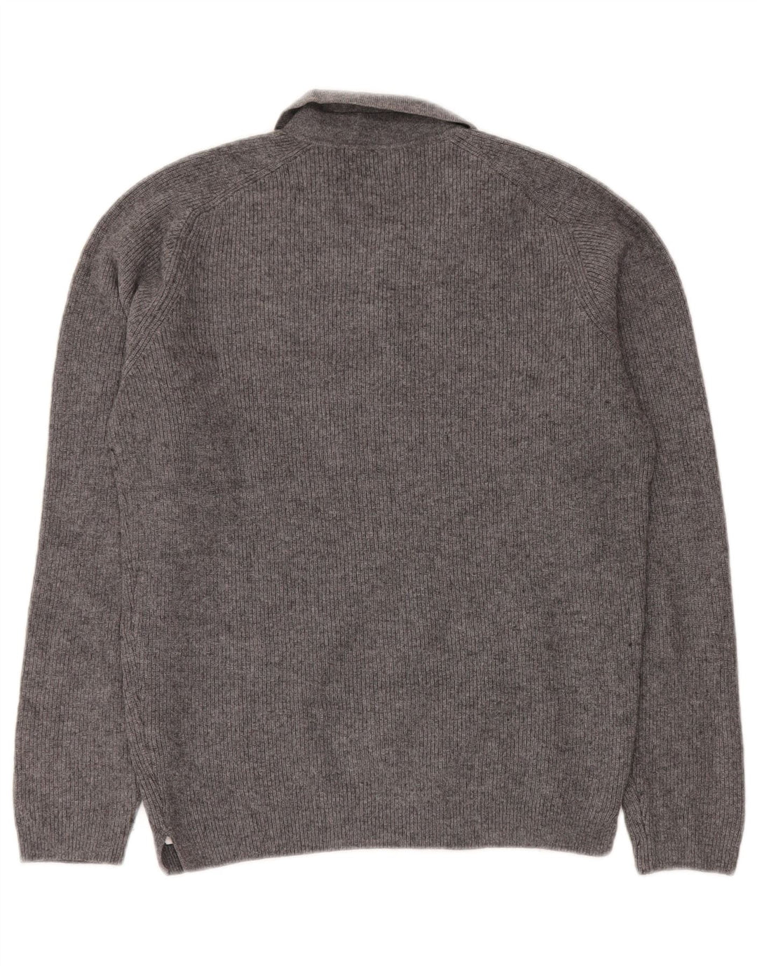 Massimo Dutti Herren Rollkragenpullover aus mittelgrauer Wolle