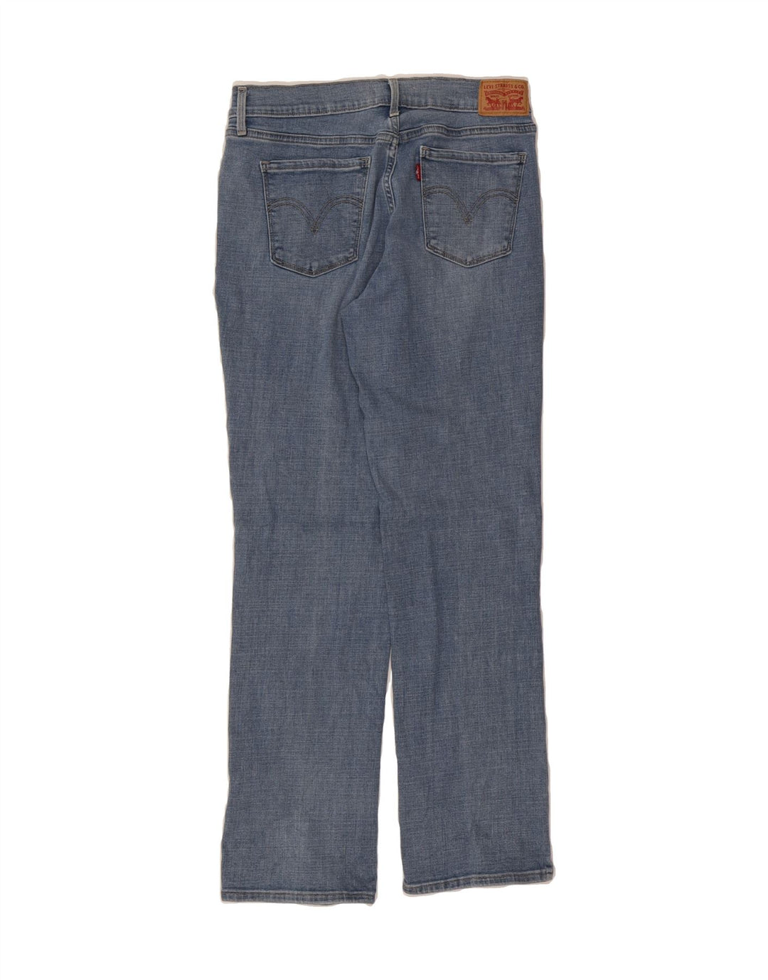 LEVI'S Womens Straight Jeans W29 L30 Blue Cotton Vintage Levi's and Second-Hand Levi's from Messina Hembry 