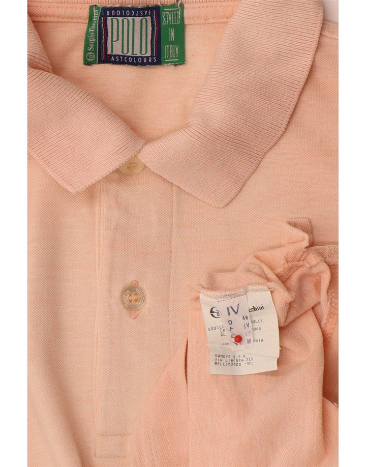 Sergio Tacchini Herren-Poloshirt aus mittelrosa Baumwolle