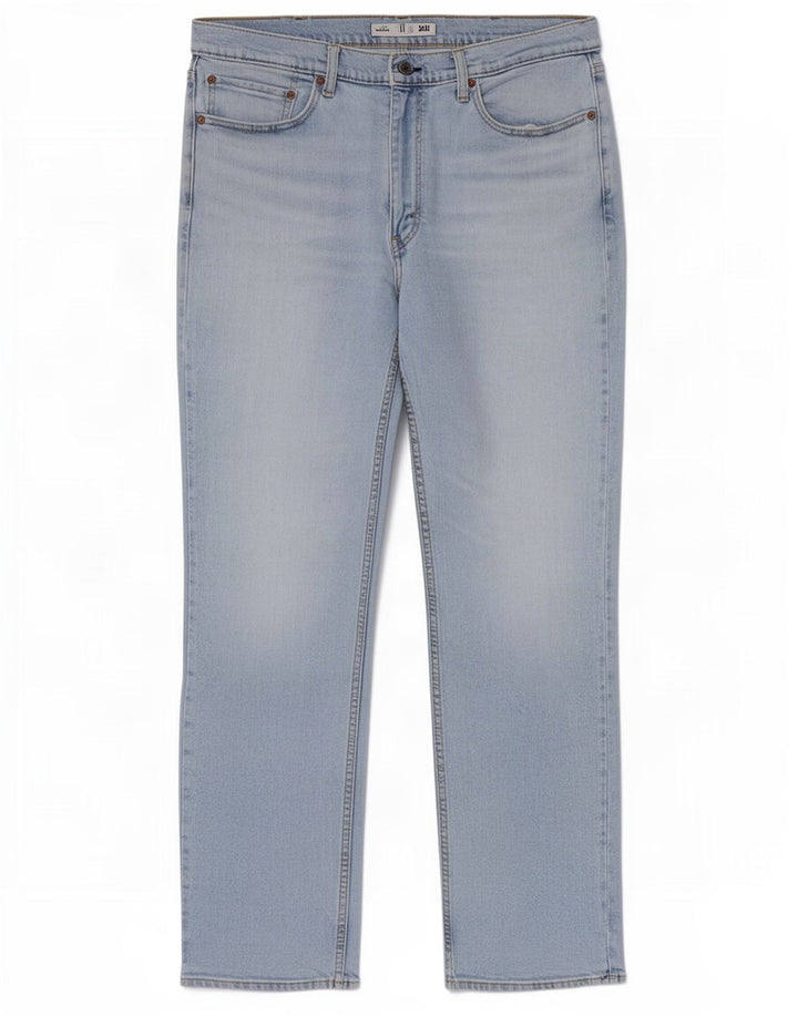 Levi's Herren 514 Straight Jeans W38 L32 Blaue Baumwolle