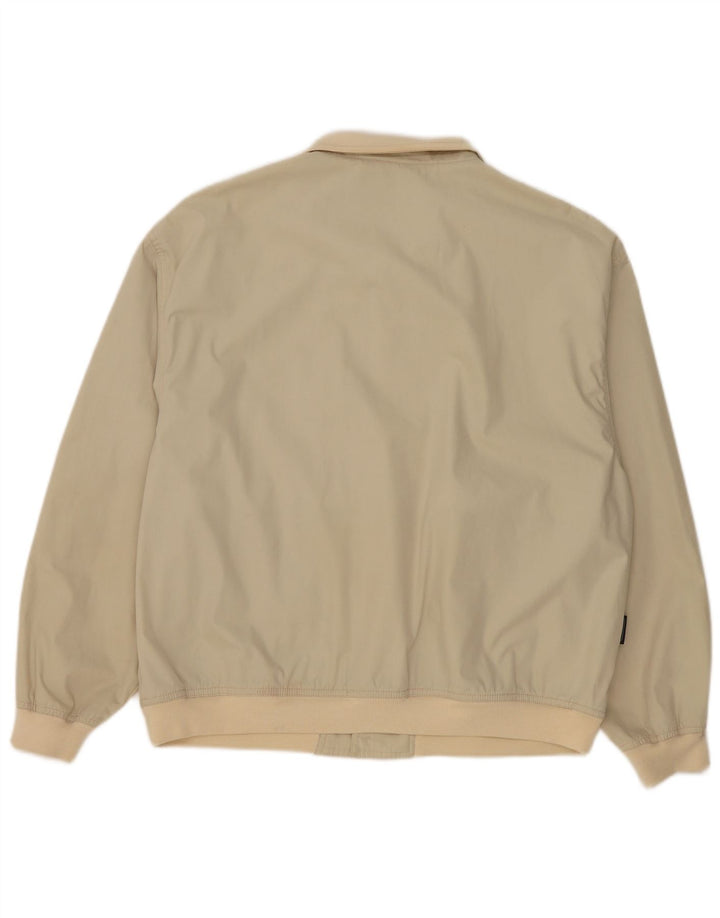 Brugi Herren Bomberjacke IT 50 Large Off White Cotton