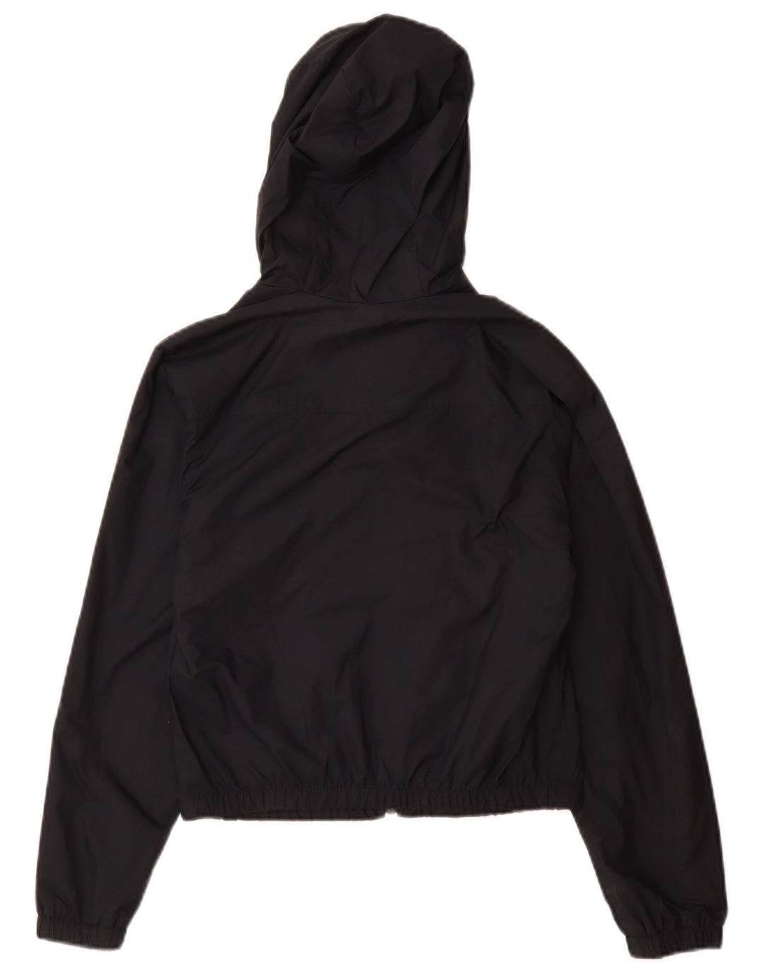Hollister Damen-Regenjacke mit Kapuze, UK 6, XS, Schwarz, Polyester
