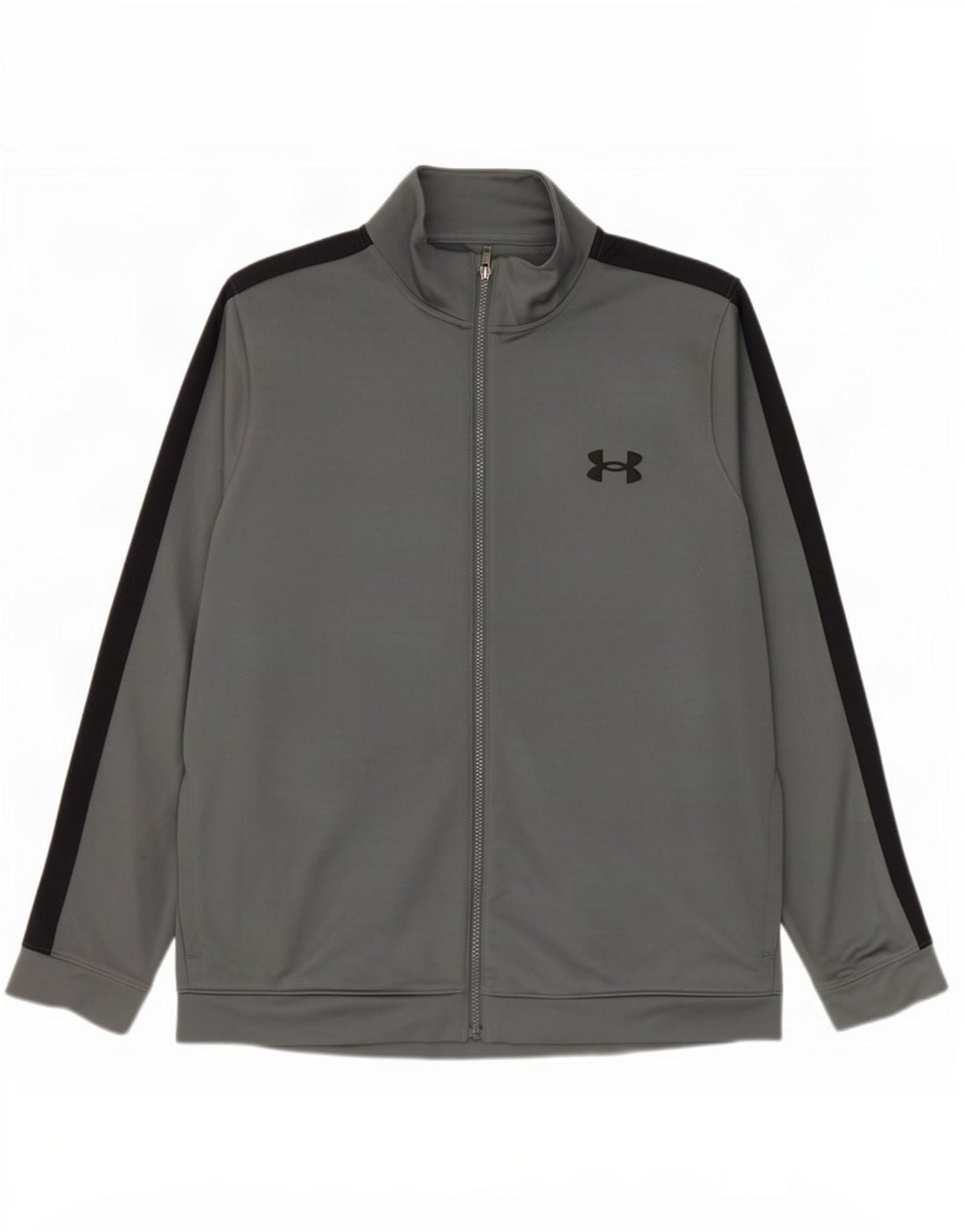 Under Armour Herren-Trainingsanzug-Oberteiljacke XL Graues Colourblock-Polyester