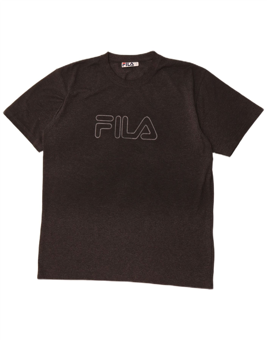 FILA Herren Grafik T-Shirt Top 2XL Grau Baumwolle