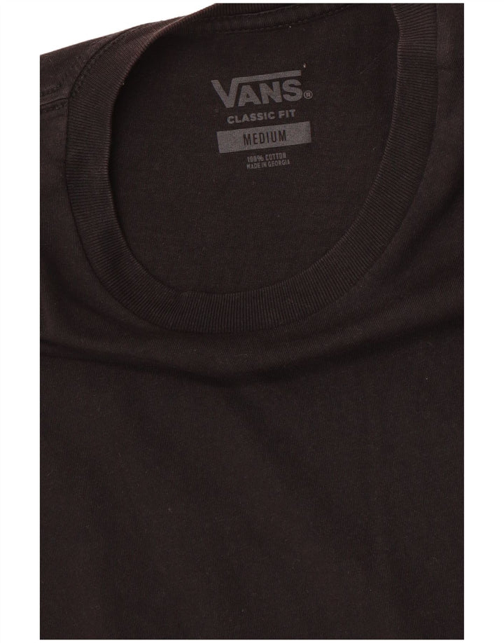 VANS Herren-T-Shirt mit klassischer Passform, mittelschwarze Baumwolle