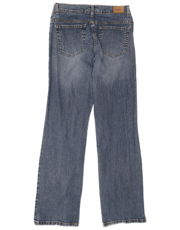 Eddie Bauer Damen Bootcut Jeans US 8 Medium W28 L32 Blaue Baumwolle