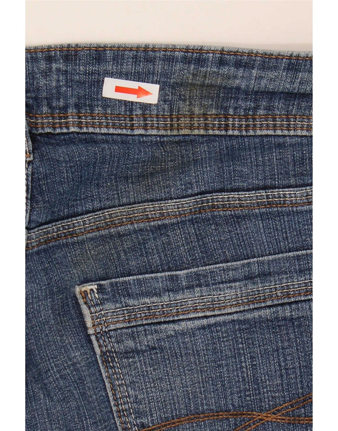 Lee Damen Riders Bootcut Jeans US 12 Large W33 L27 Blaue Baumwolle