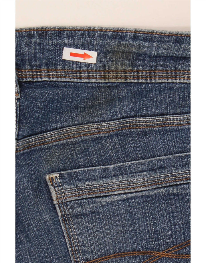 Lee Damen Riders Bootcut Jeans US 12 Large W33 L27 Blaue Baumwolle
