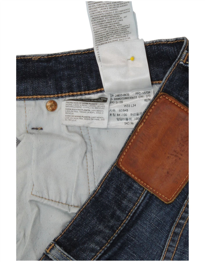 Levi's Herren 512 Slim Tapered Jeans W33 L34 Blaue Baumwolle