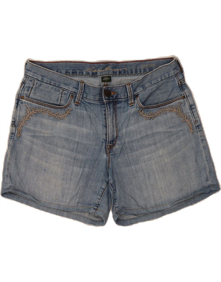EDDIE BAUER Womens Denim Shorts US 6 Medium W32 Blue Cotton Vintage Eddie Bauer and Second-Hand Eddie Bauer from Messina Hembry 