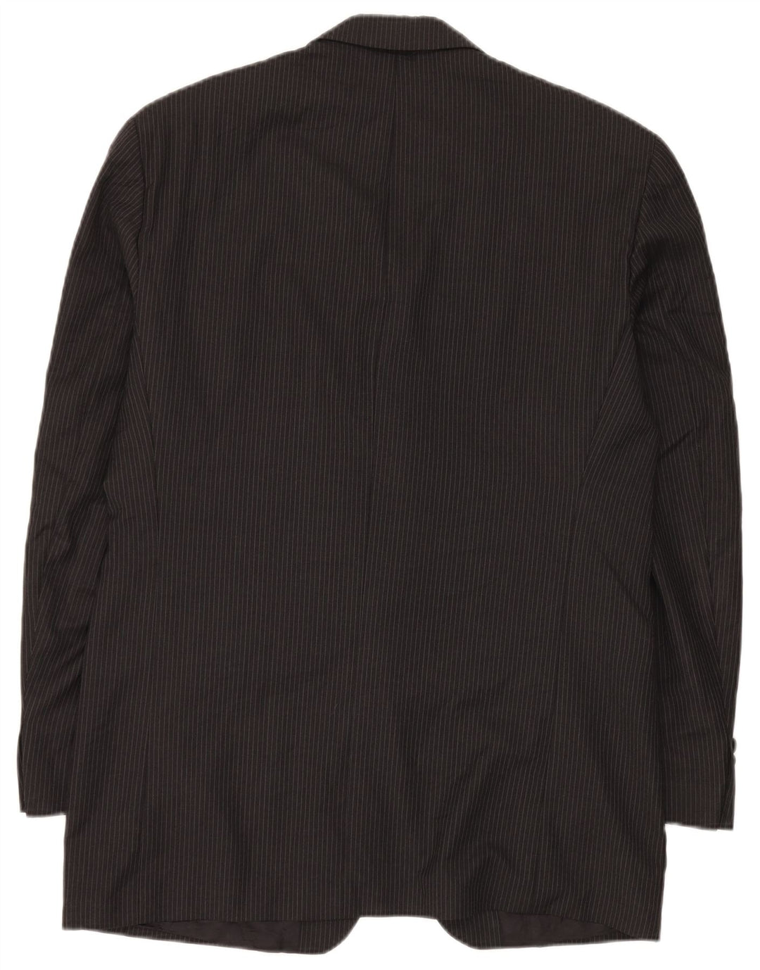 Chaps Ralph Lauren Herren-Blazer mit 3 Knöpfen, UK 42, XL, graue Nadelstreifenwolle
