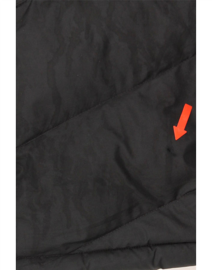 Nike Wattierte Jacke mit Kapuze für Jungen, 12–13 Jahre, Größe L, Schwarz, Polyester