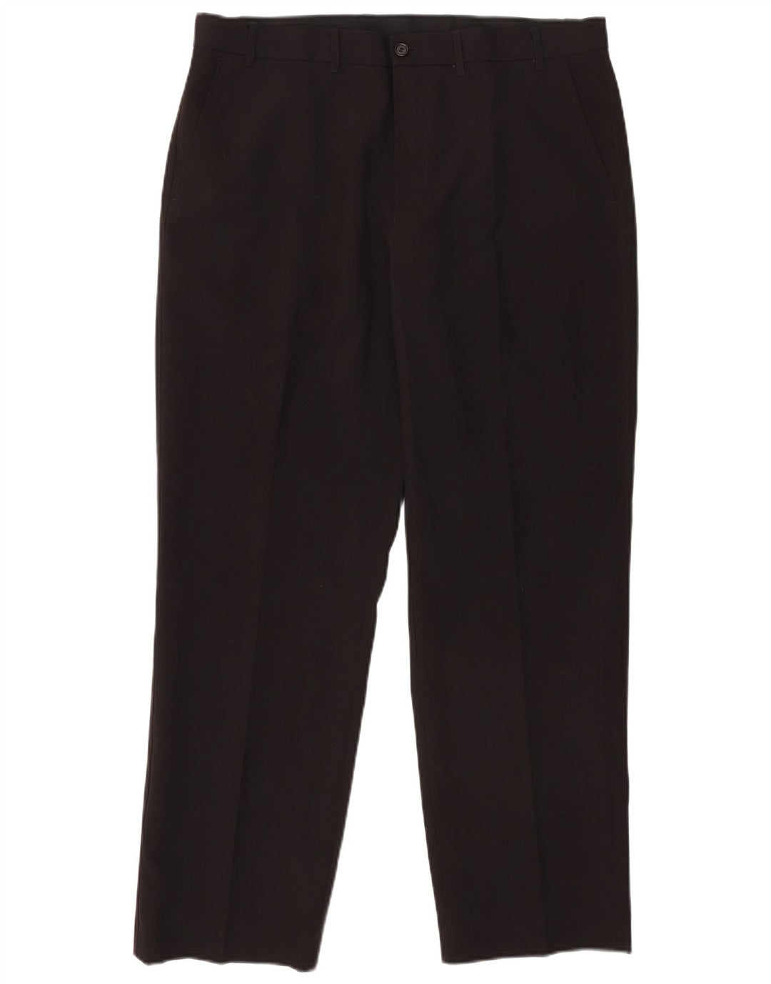 Gerade Herren-Chinohose von Marks & Spencer, W38, L31, Schwarz, Polyester