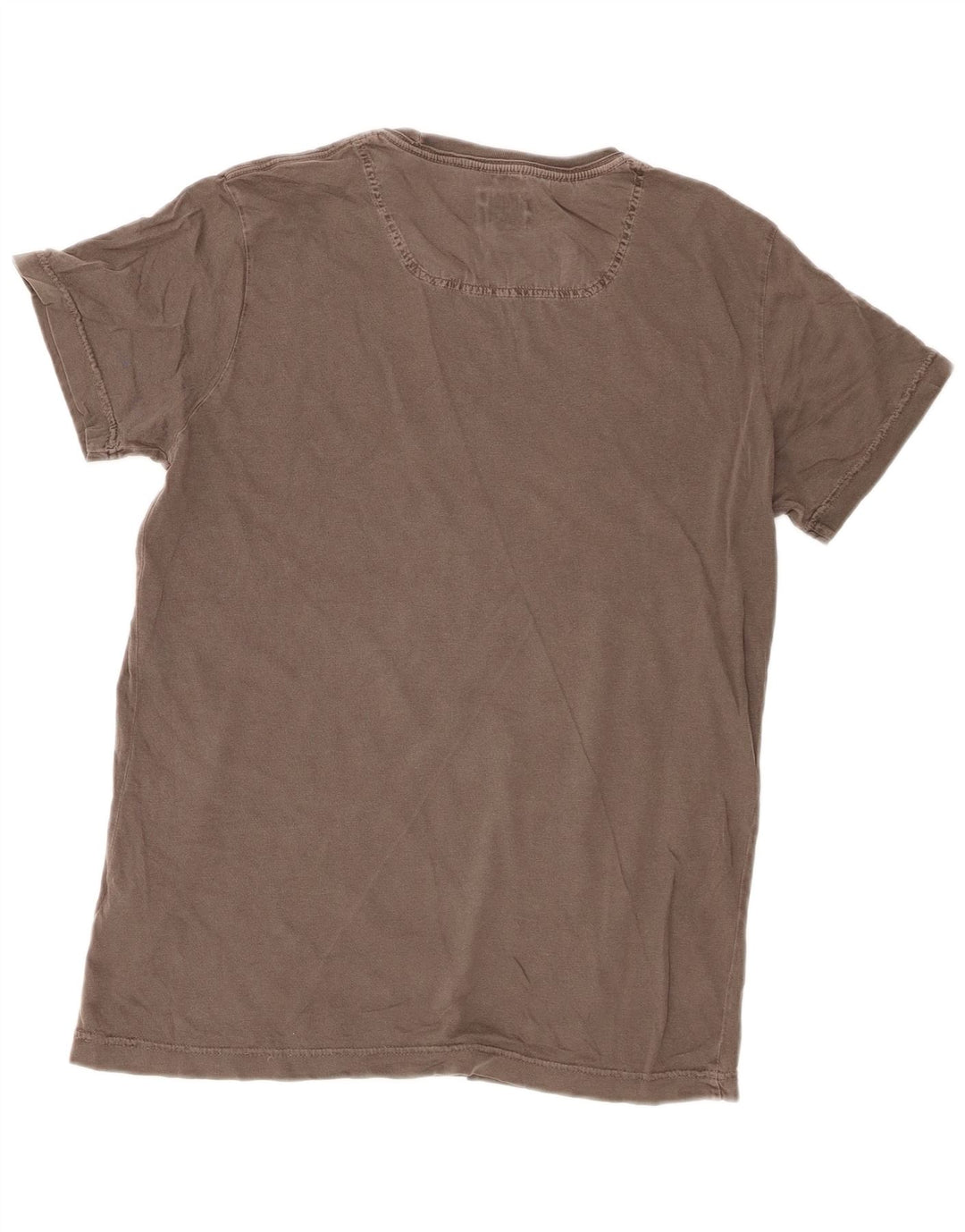 Diesel Herren-T-Shirt mit Grafik, mittelgraue Baumwolle