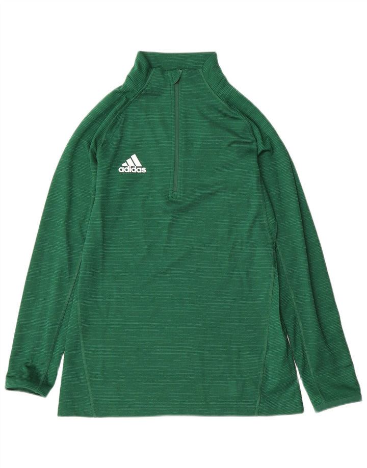 ADIDAS Damen Aeroready Pullover Trainingsanzug Top UK 8/10 Small Grün
