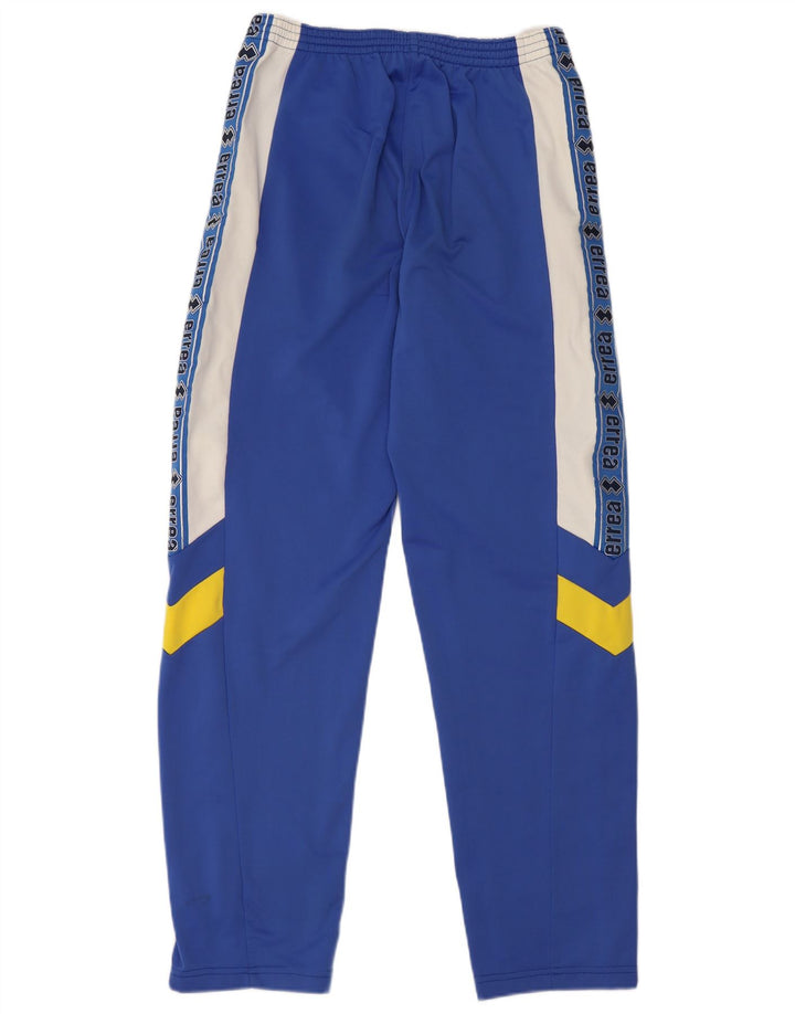Errea Herren-Trainingshose mit Grafik, mittelblaues Farbblock-Polyester