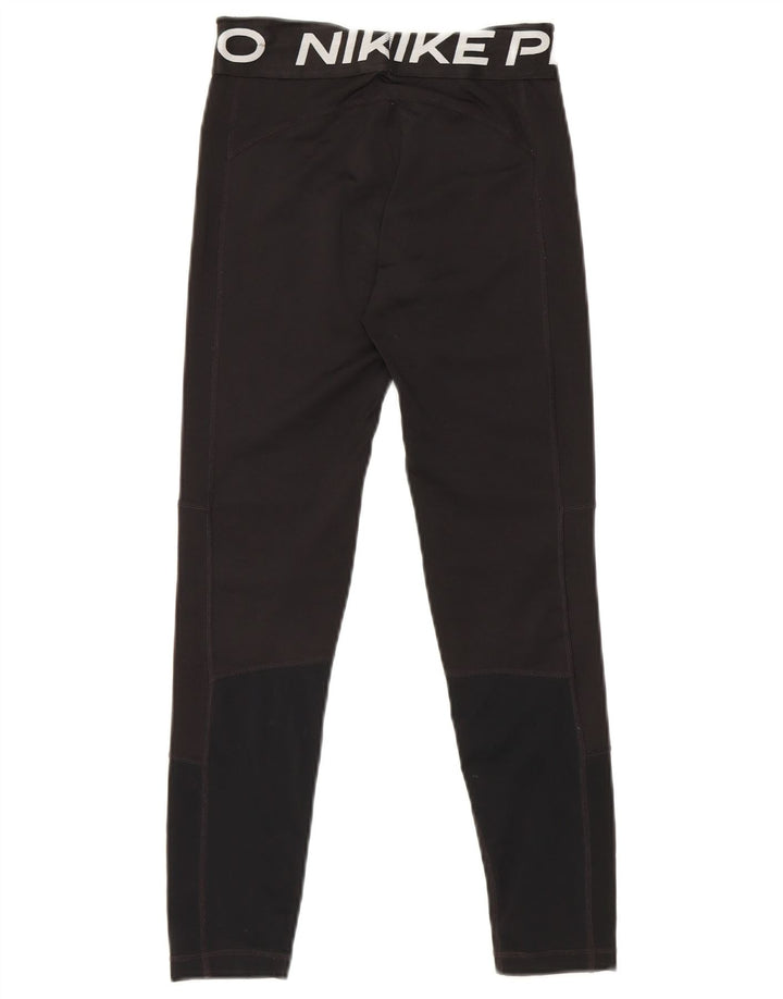 Nike Dri Fit Grafik-Leggings für Jungen, 10–11 Jahre, Mittelschwarz, Farbblock