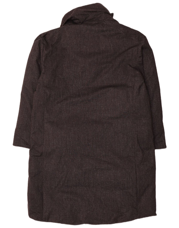 ZARA Herren Wattierter Mantel UK 40 Large Schwarz Polyester