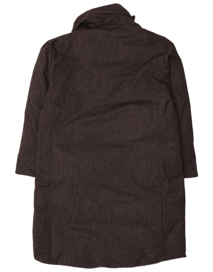 ZARA Herren Wattierter Mantel UK 40 Large Schwarz Polyester