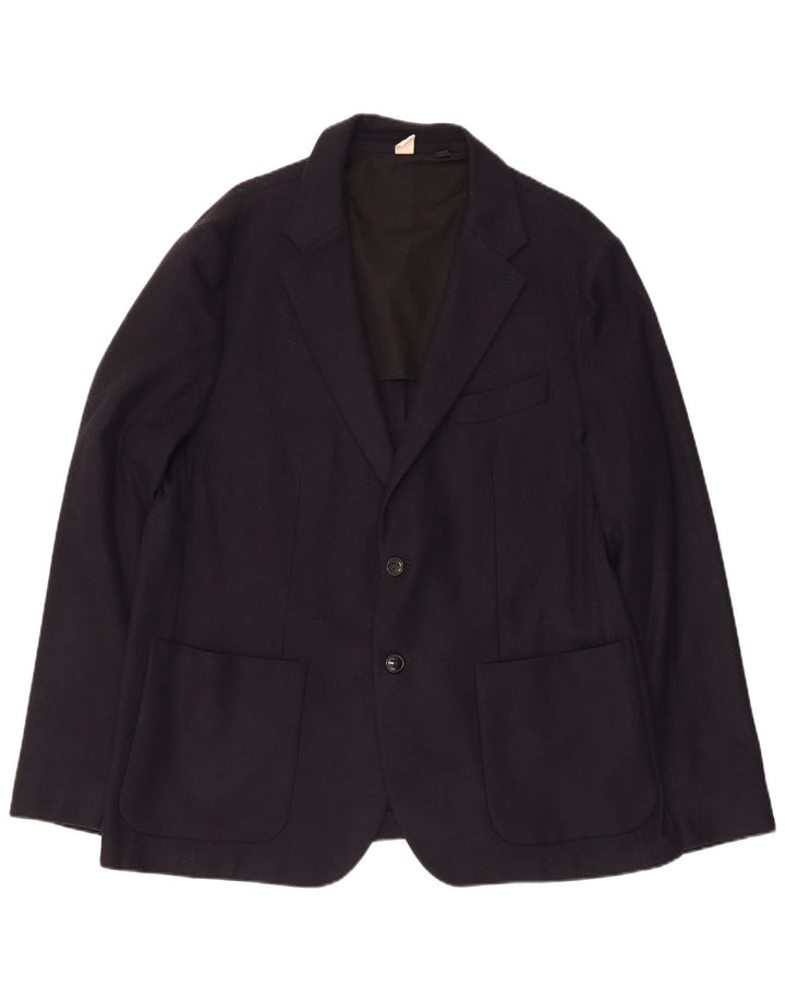 Ted Baker Herren-Blazer mit 2 Knöpfen, Größe 6, 2XL, Marineblau