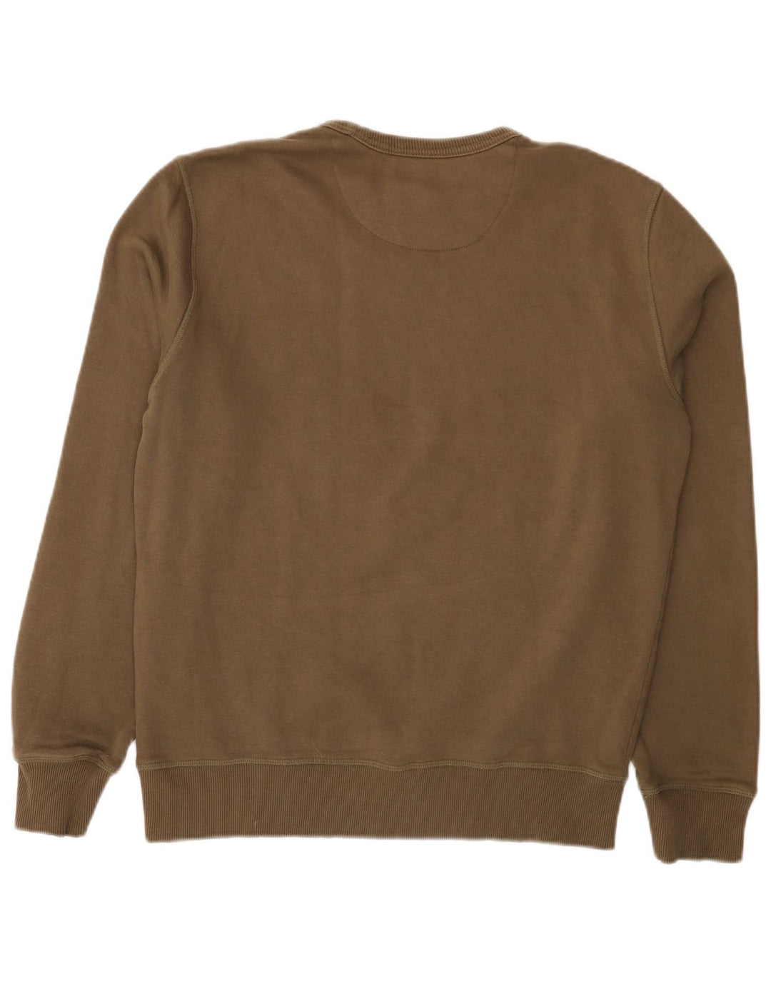 French Connection Herren-Sweatshirt-Pullover, groß, Khaki, Baumwolle