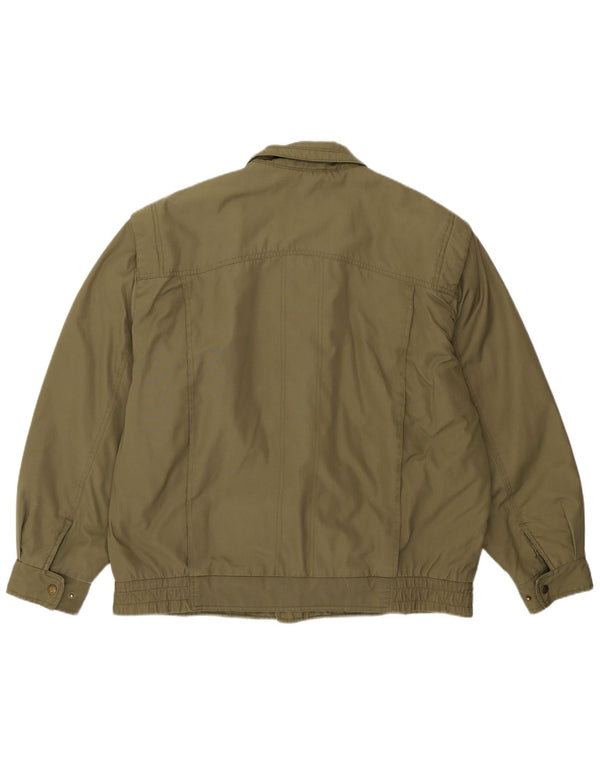 El Paso Herren Bomberjacke UK 40 Large Khaki Polyester