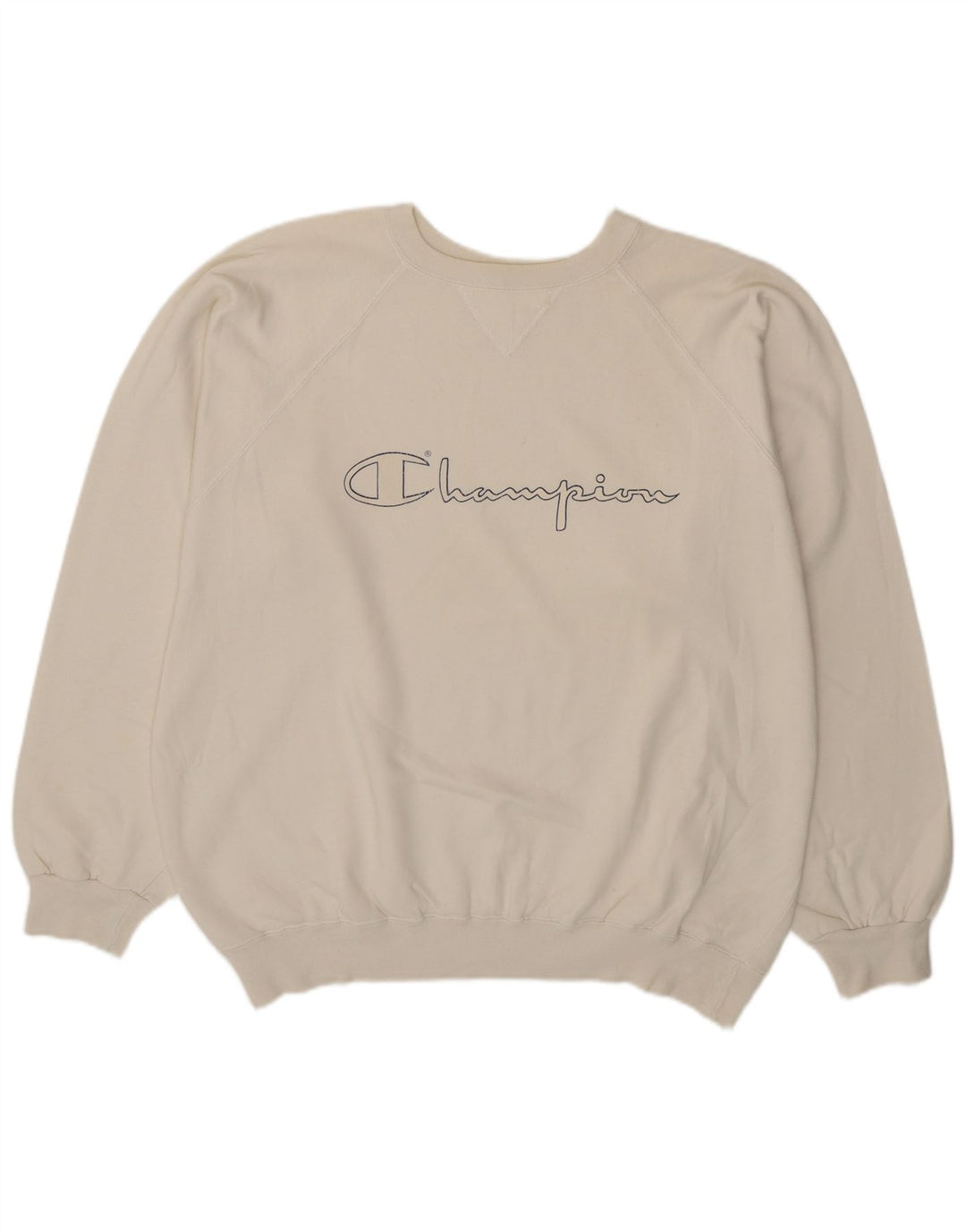 Champion Herren-Sweatshirt mit Grafik, XL, weiße Baumwolle