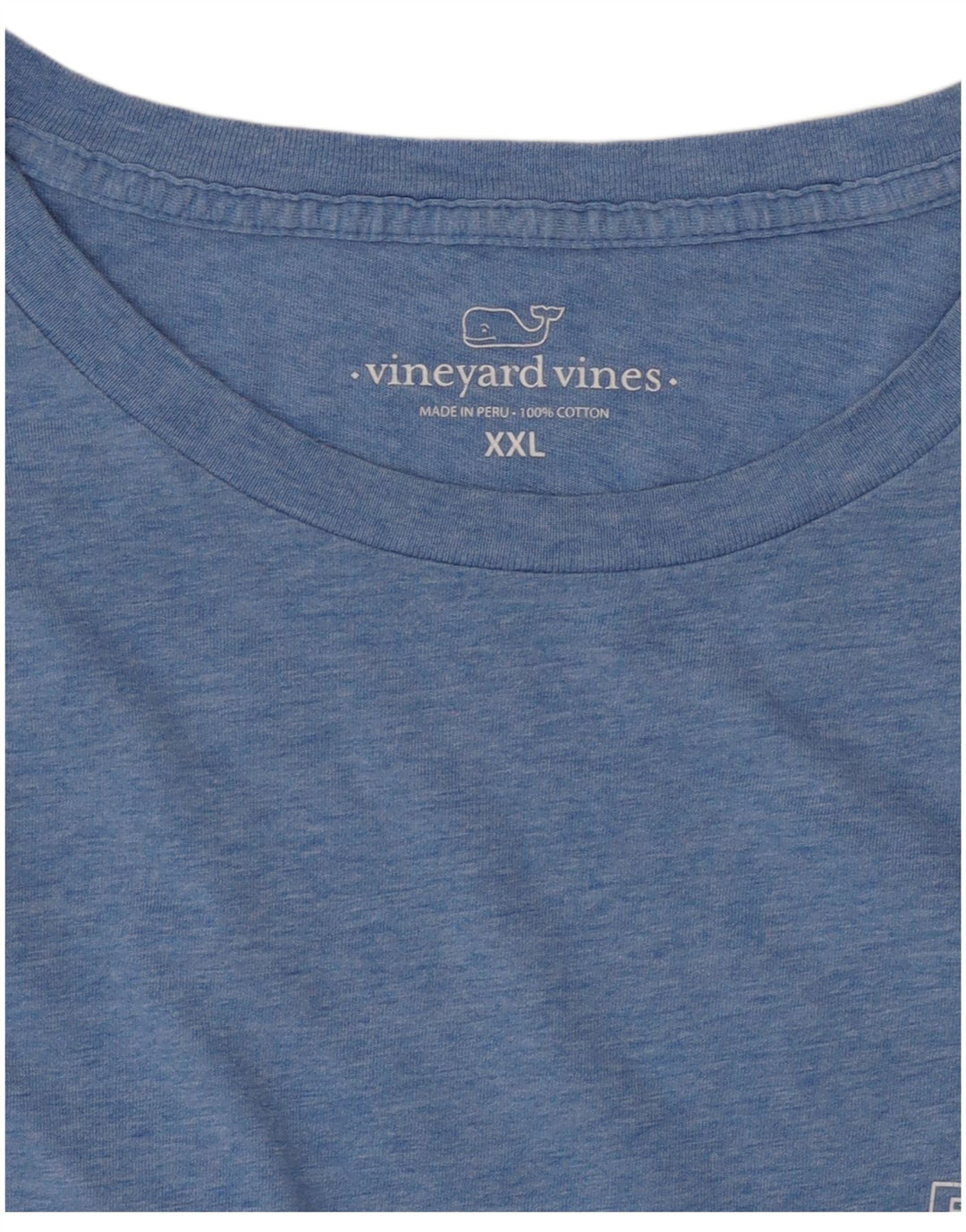 VINEYARD VINES Herren Grafik T-Shirt Top 2XL Blau Baumwolle