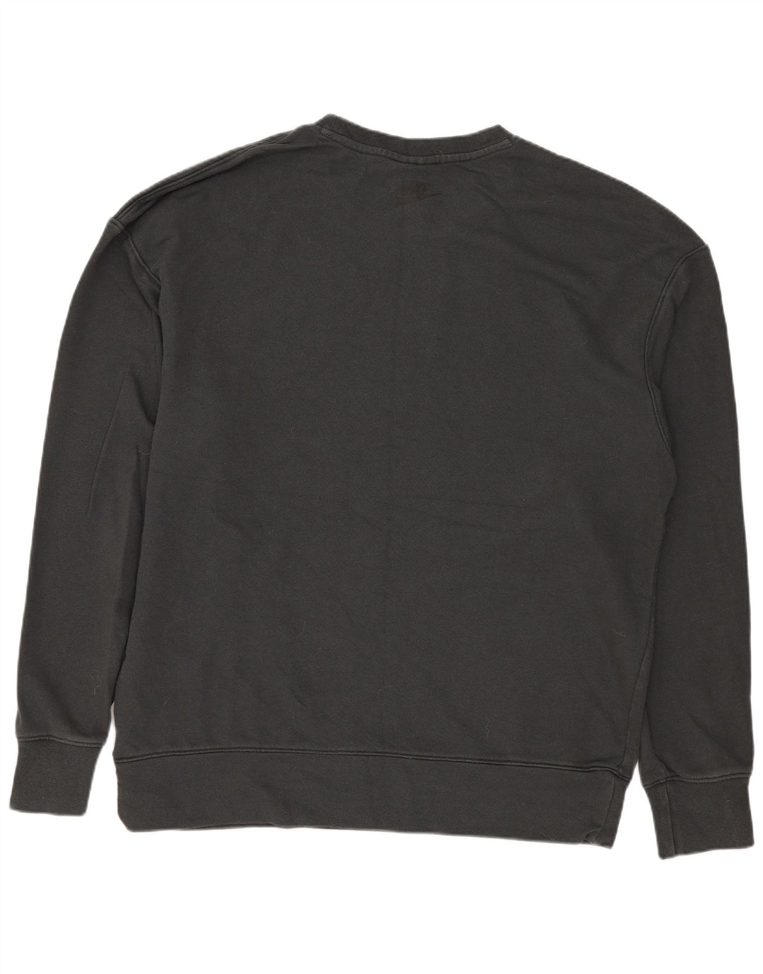NIKE Herren-Sweatshirt mit Grafik, mittelgraue Baumwolle