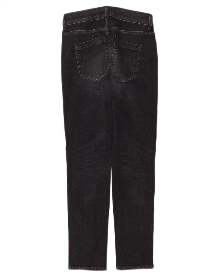 Dondup Damen Slim Jeans W28 L28 Schwarz Polyester