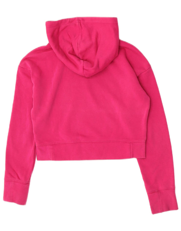 Nike Mädchen Crop Graphic Standard Fit Hoodie Pullover 12–13 Jahre Large Pink