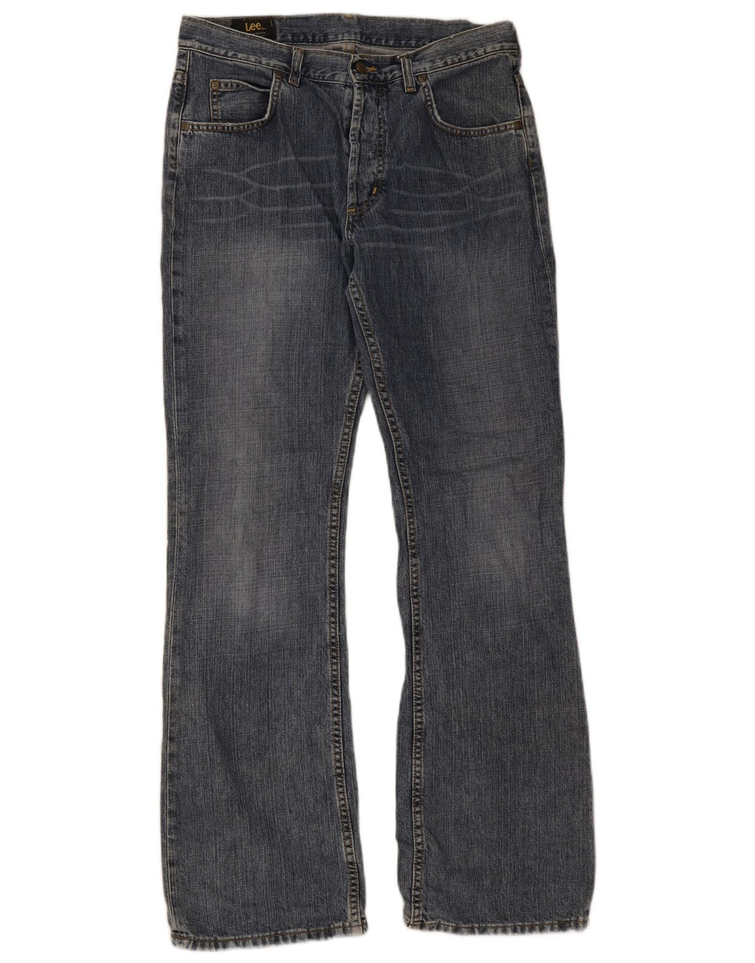 Lee Herren Denver Bootcut Jeans W34 L34 Marineblaue Baumwolle
