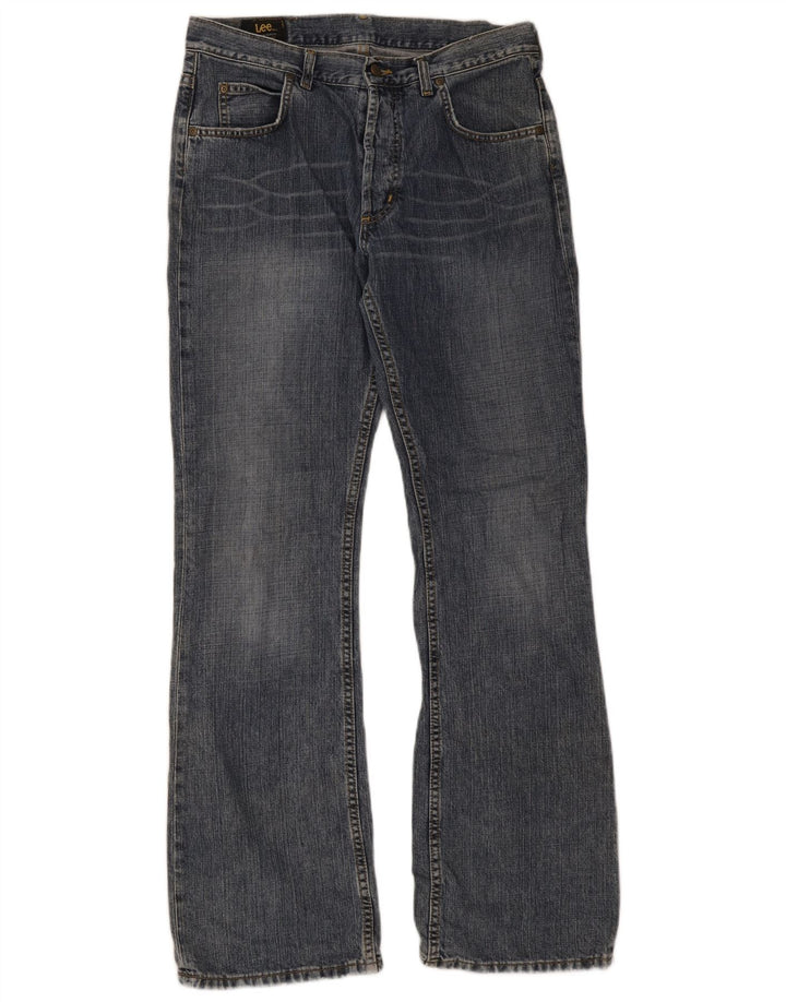 Lee Herren Denver Bootcut Jeans W34 L34 Marineblaue Baumwolle