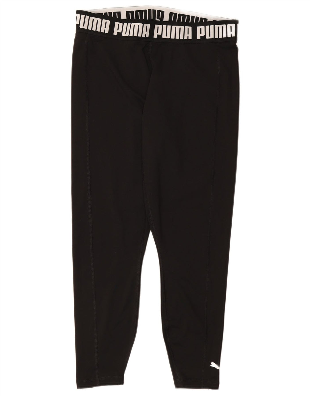 Puma Damen Graphic Crop Leggings UK 14 Large Schwarz