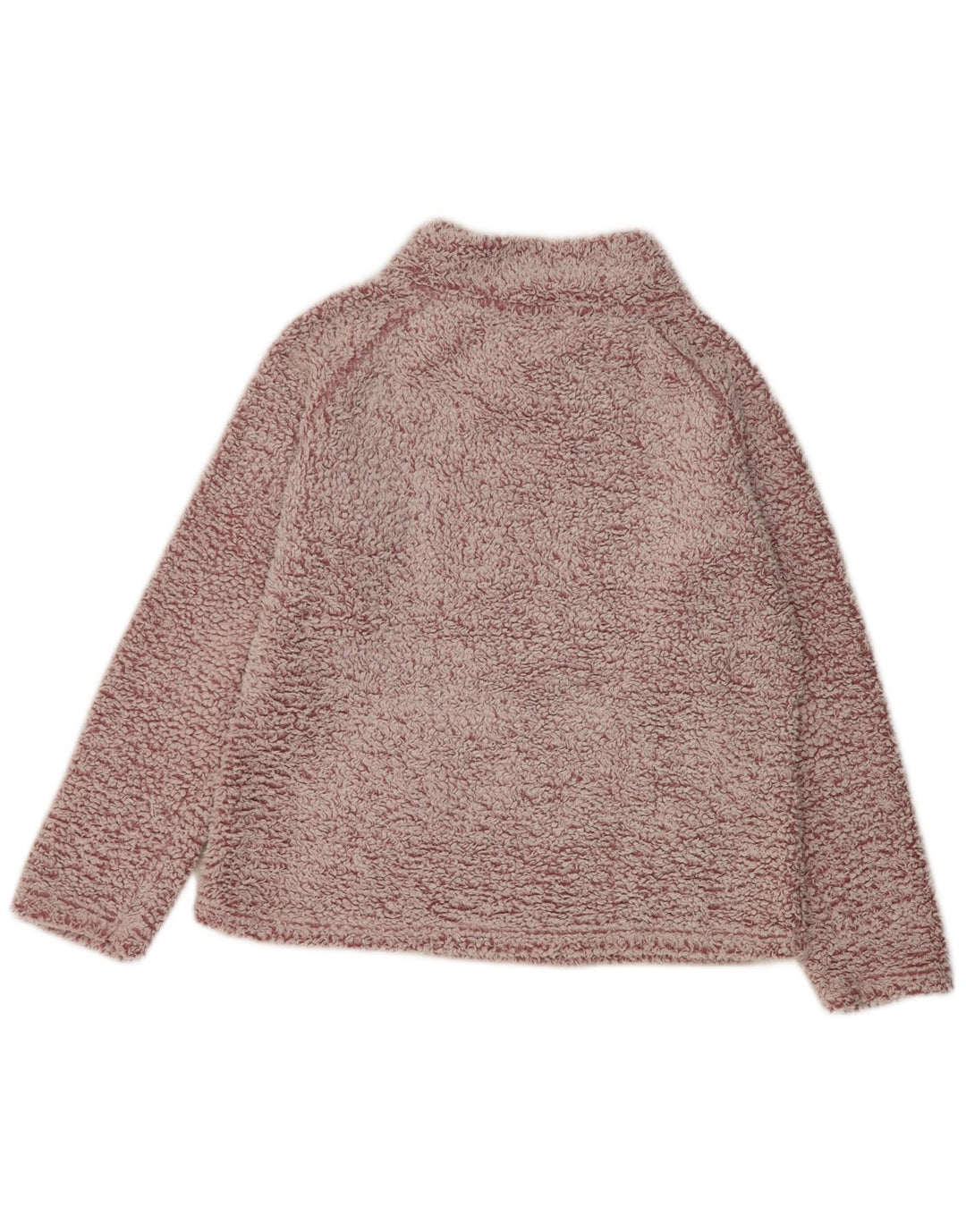 John Lewis Damen-Fleecepullover mit lockerer Passform, UK 14, Mittelrosa, Polyester