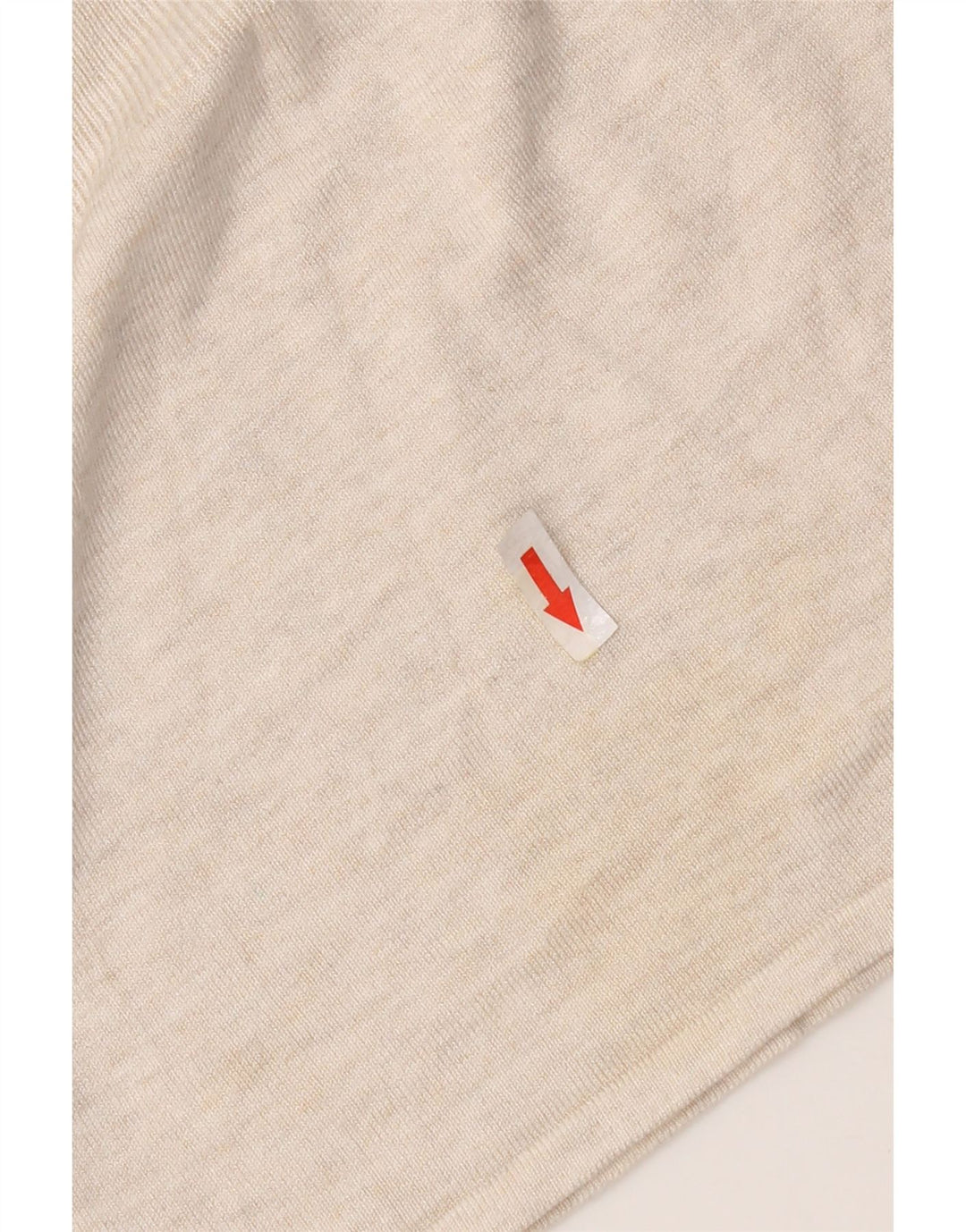 Marks & Spencer Damen-Top, 3/4-Ärmel, UK-Größe 12, Mittelbeige, gesprenkelte Viskose
