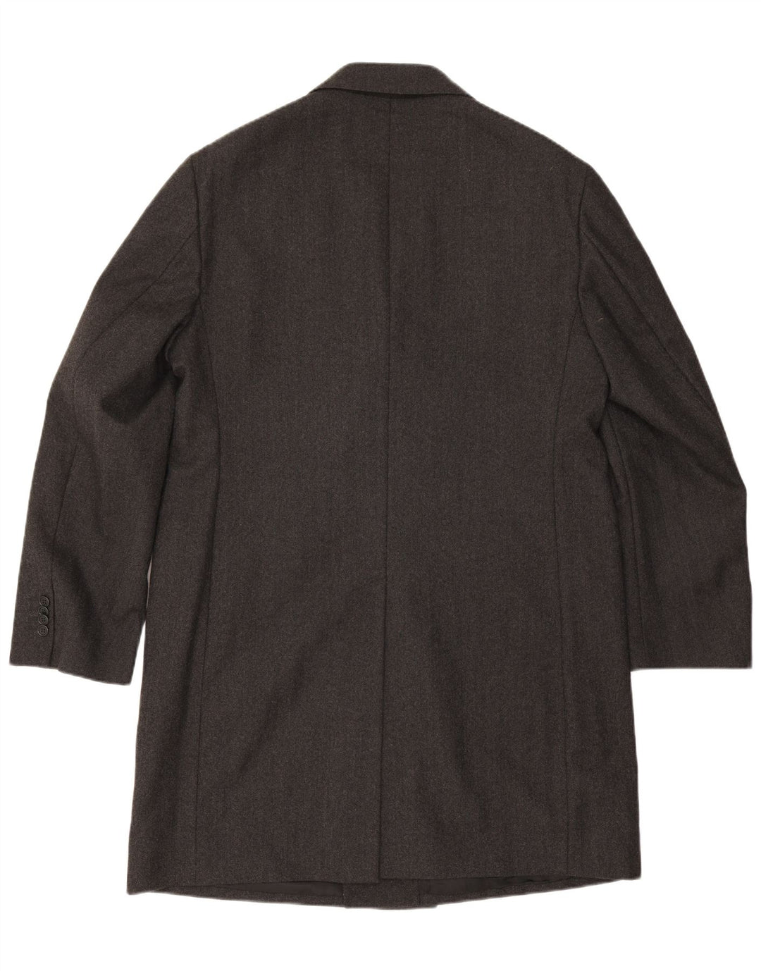 Ader Herren Zweireihiger Mantel IT 54 2XL Graue Wolle