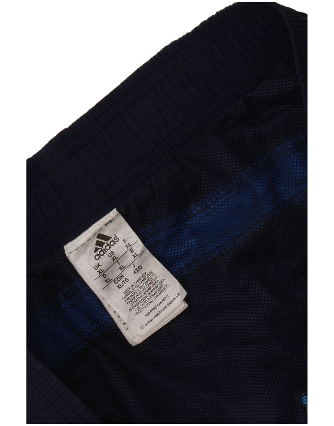 Adidas Herren Badeshorts XL Marineblau Nylon