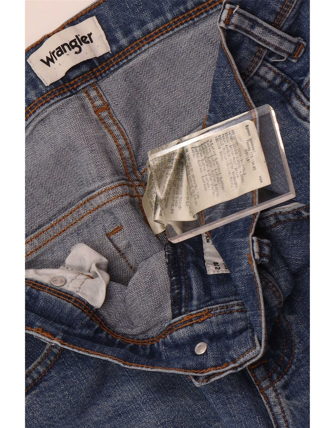 Wrangler Herren Texas Slim Jeans W36 L32 Blaue Baumwolle