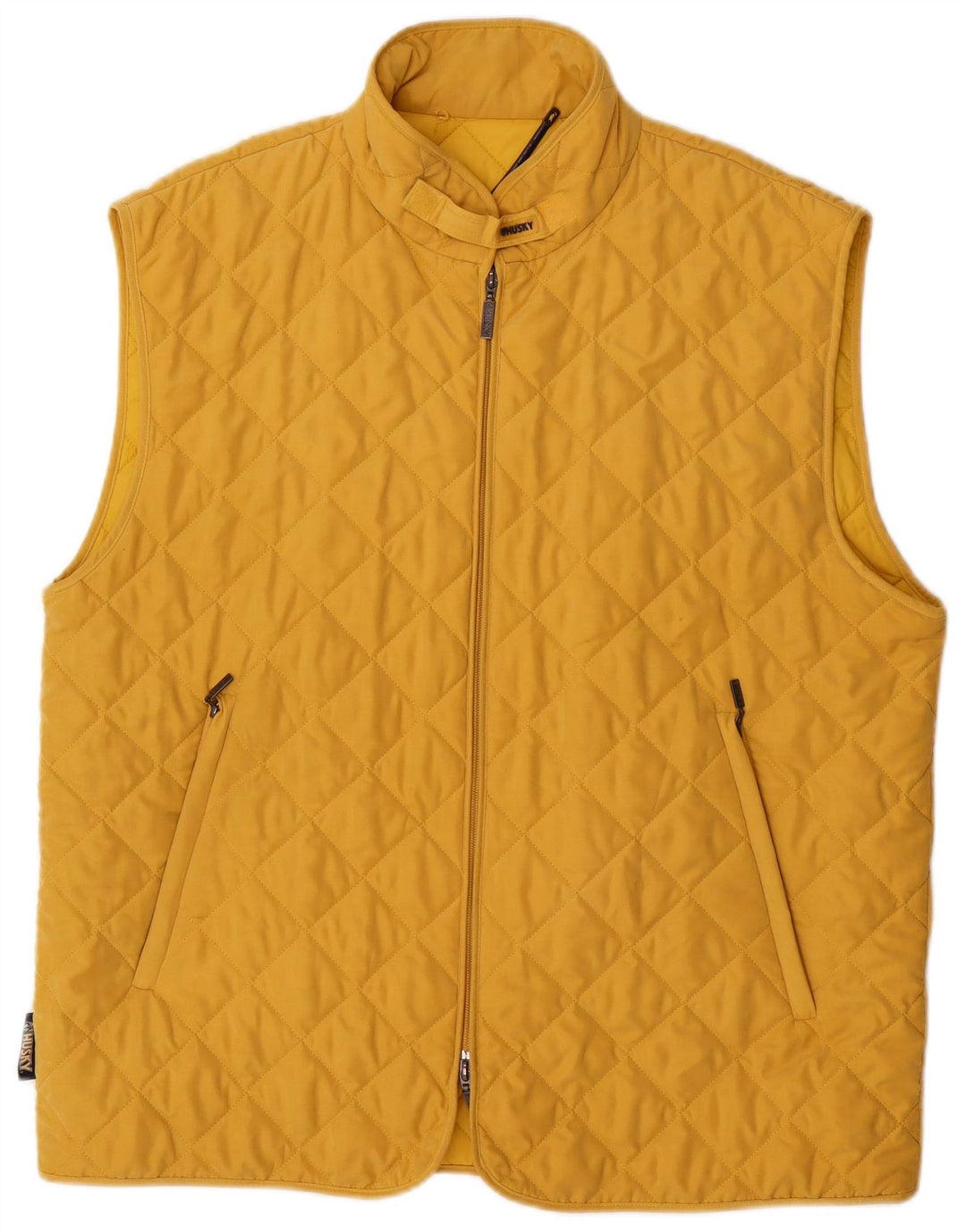 Husky Herren Steppweste UK 40 Large Gelb Polyester